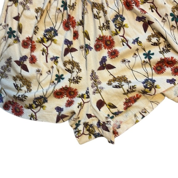 Anthropologie Floral Romper Long Sleeve Size S - Picture 6 of 8